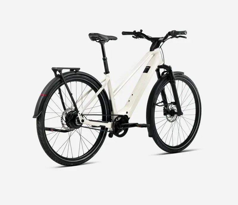 Orbea Kemen Tour 10 Mid E-Hybrid Bike in Ivory White Gloss-2