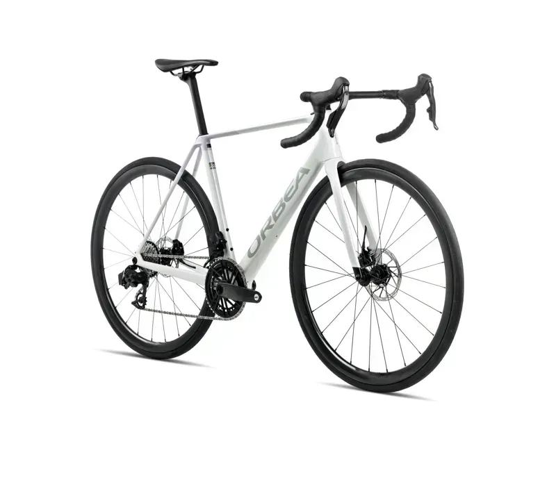 Orbea ORCA M21eTEAM Matt Road Bike in Iris White Gloss/Lilac Matt-1