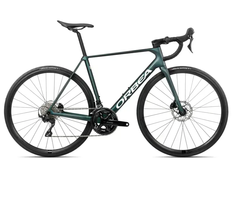 Orbea Orca M30 Road Bike In Escape Green/Carbon View Matt