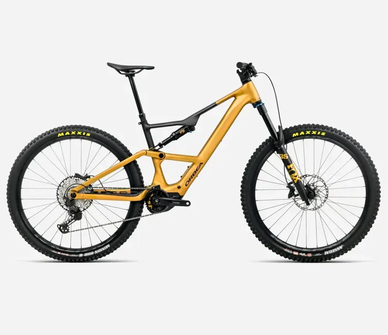 Orbea Rise LT H10 E-MTB in Bumblebee Yellow/Black Matt