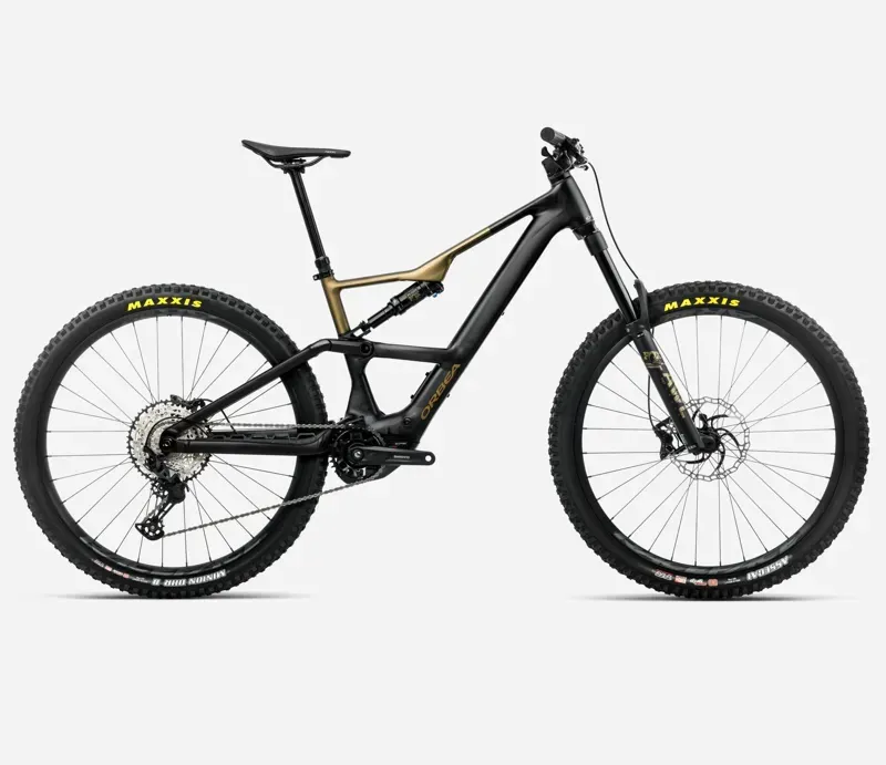 Orbea Rise LT H20 E-MTB In Diamond Black/Splash Olive Green Matt