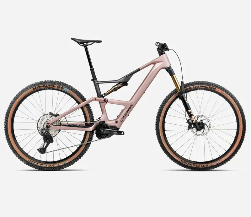 Orbea Rise SL M10 420W E-MTB In Desert Rose/Carbon Raw Matt