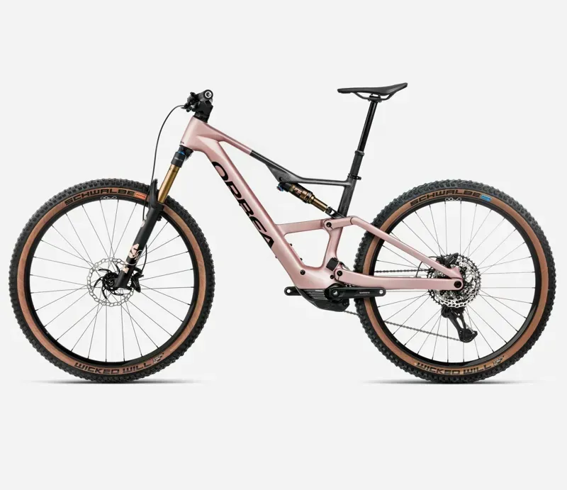 Orbea Rise SL M10 420W E-MTB In Desert Rose/Carbon Raw Matt-1