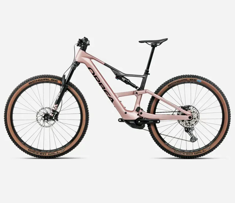 Orbea Rise SL M20 420w E-MTB In Desert Rose/Carbon Raw Matt-1