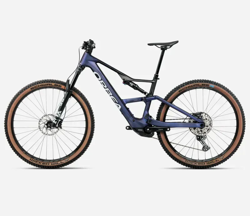 Orbea Rise SL M20 420w E-MTB In Tanzanite Carbon View/Carbon Raw Matt-1