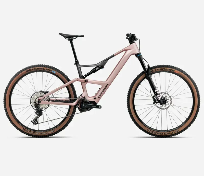 Orbea Rise SL M20 630W E-MTB in Desert Rose/Carbon Raw Matt-1