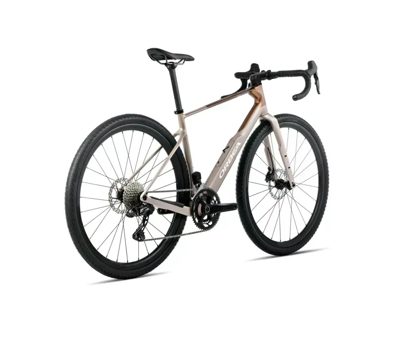 Orbea Terra M30Team 1X Gravel Bike in Nickel/Cinnamon Matt