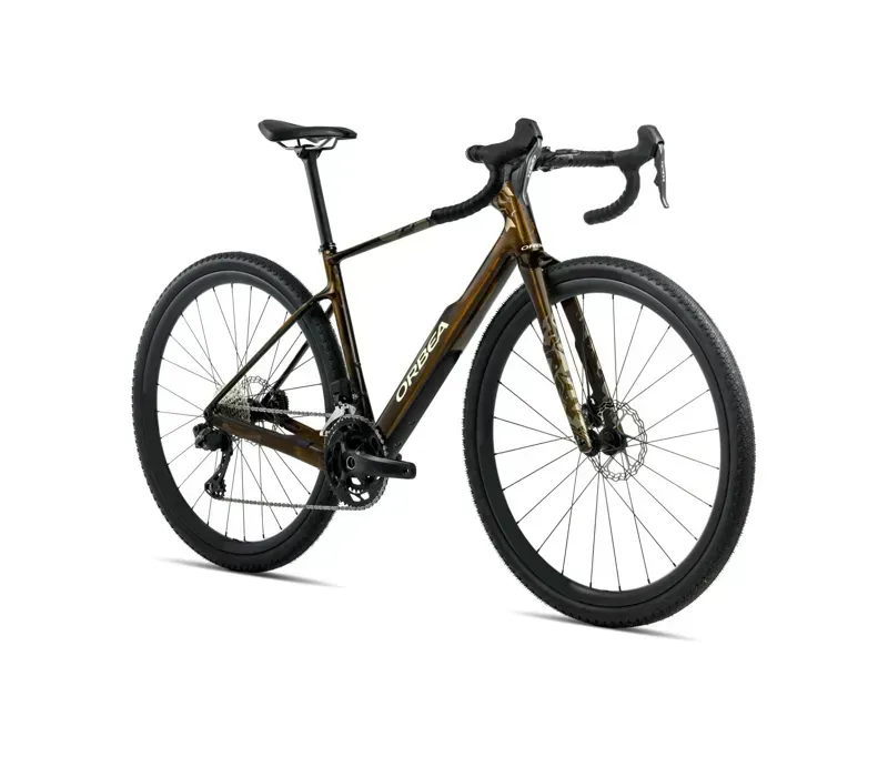 Orbea Terra M30Team Gravel Bike in Caramel Carbon View Gloss-1