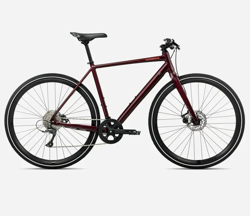 Orbea Vector 35 Hybrid Bike in Metallic Burgundy Red Gloss
