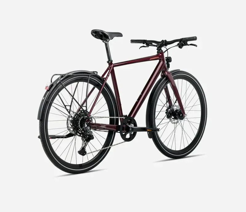 Orbea Vector 35 Hybrid Bike in Metallic Burgundy Red Gloss-2