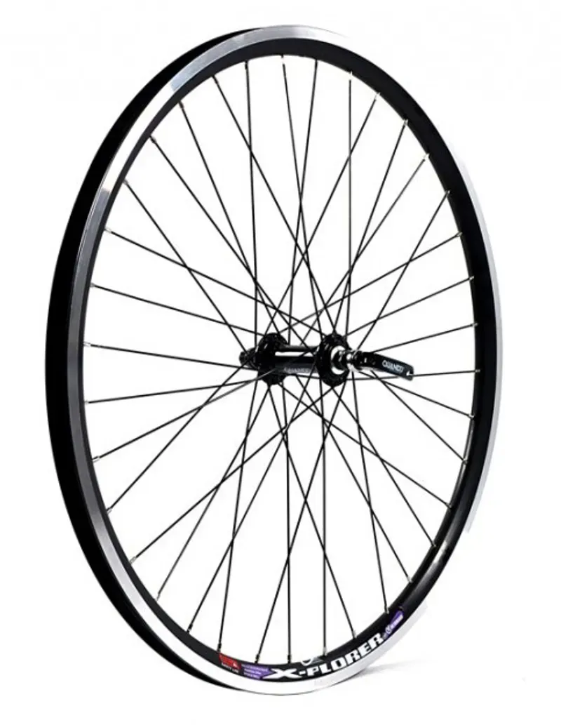 KX Wheels MTB 29 29er Doublewall QR Rim Brake Front Wheel in Black