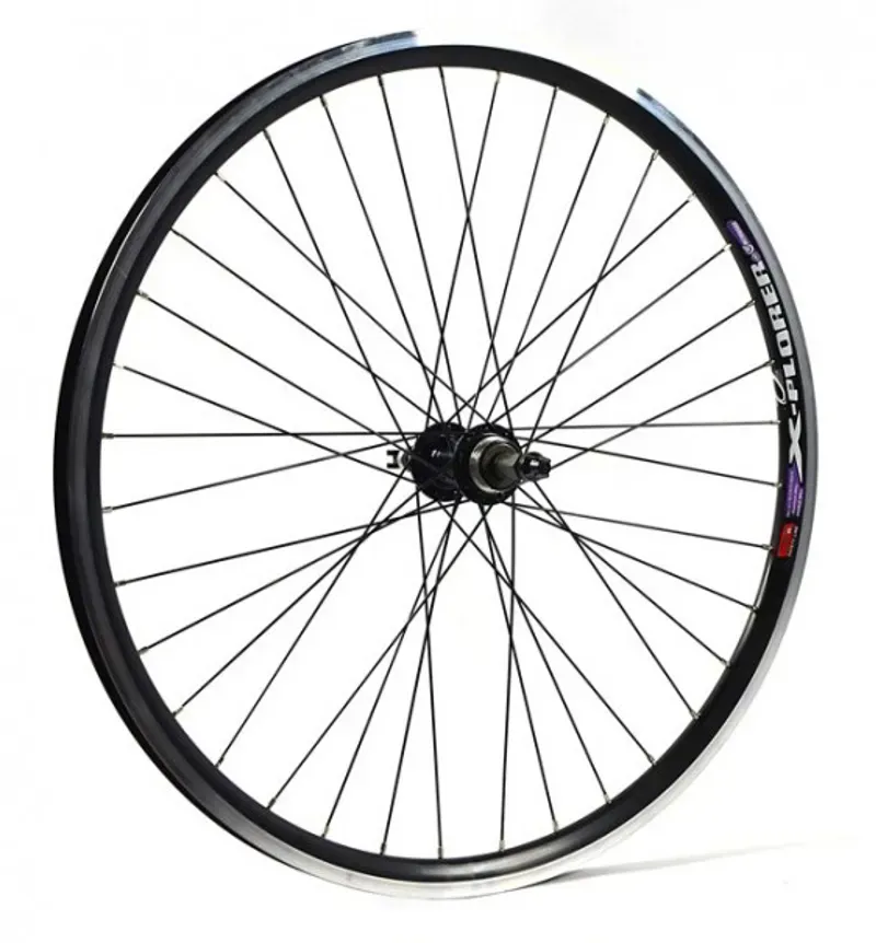 KX Wheels MTB 29er DW QR Screw-on Rim Brake Rear Wheel in Black