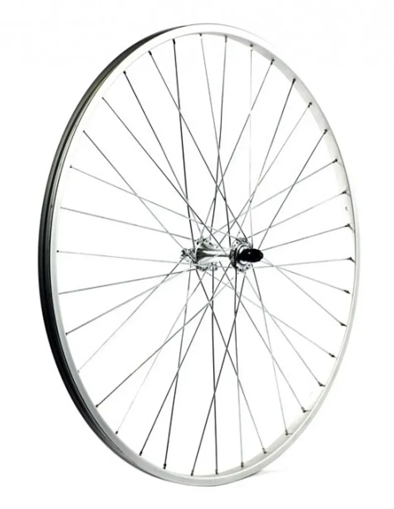 KX Wheels KX Road 27x1-1/4-inch Singlewall QR Front RB Wheel in Silver
