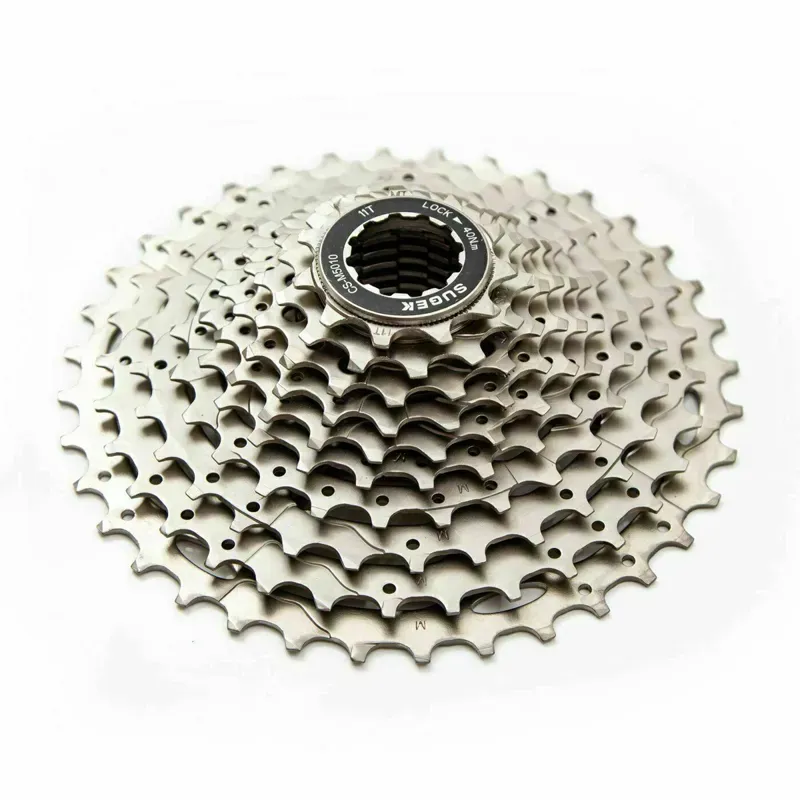 Clarks Cycle Systems 10-speed 11-36-tooth Nickel Cassette in Silver