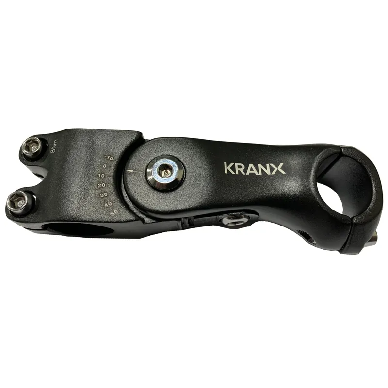 KranX Adjustable A/Head 1-1/8-inch 25.4/110mm Stem in Black