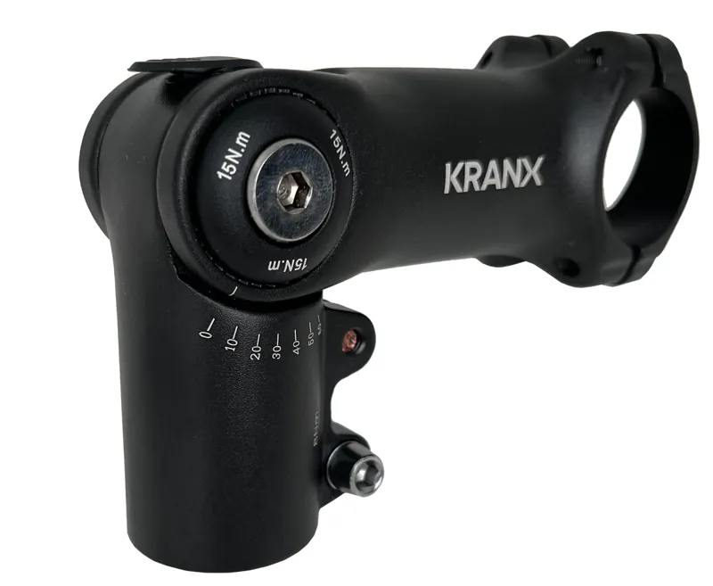 KranX High Mount 31.8/90mm Adjustable Stem in Black