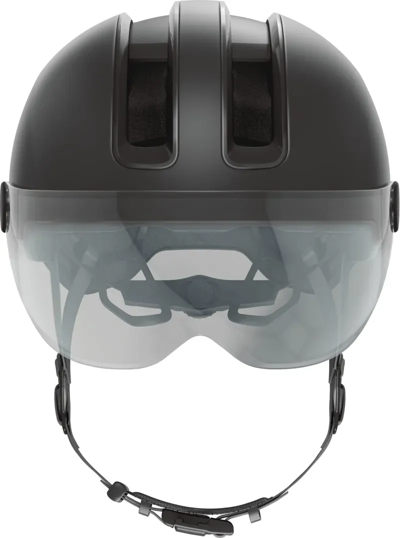 ABUS Hud-Y ACE Urban Helmet in Velvet Black-1