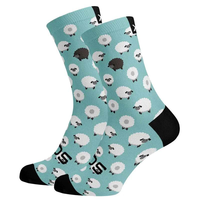 Sox Footwear Sheep Animals Premium Crew Socks 
