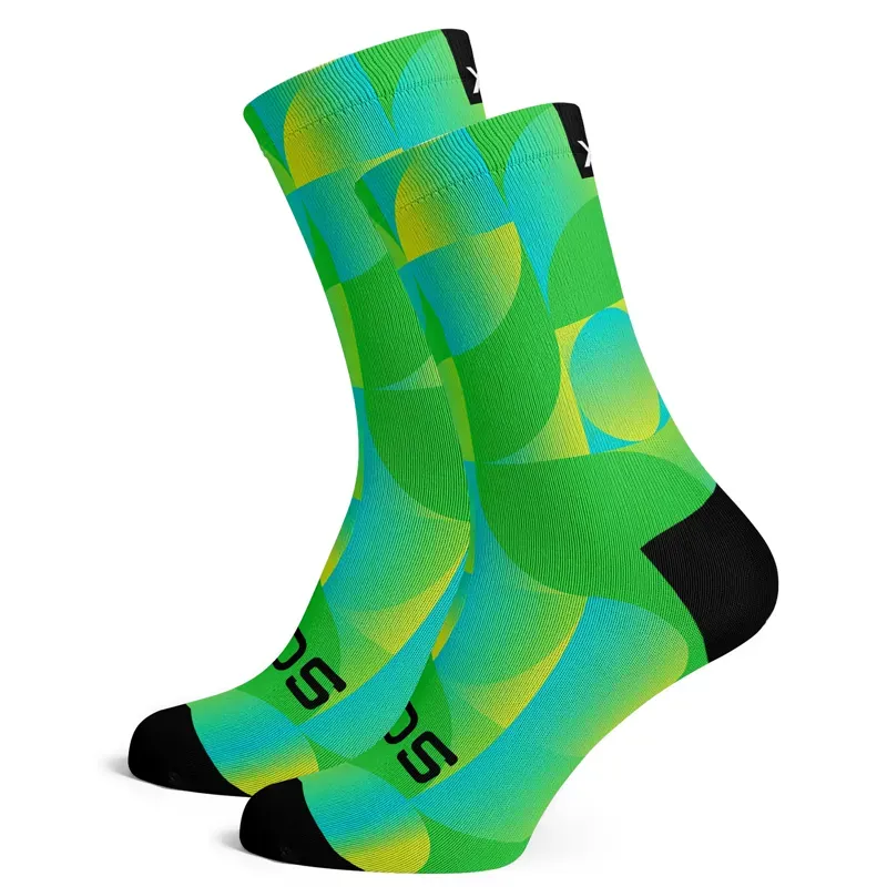 Sox Footwear Solid Premium Crew Socks GREEN