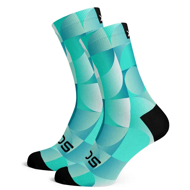 Sox Footwear Solid Premium Crew Socks TURQUOISE