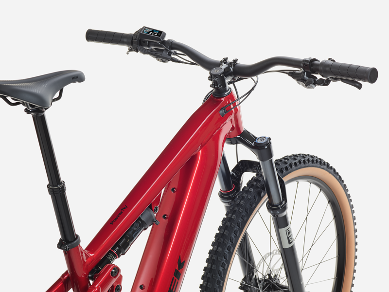 Trek Powerfly+ FS 5 Gen 4 eMountain Bike in Fury Red-2