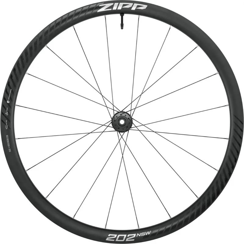 ZIPP 202 NSW Carbon Tubeless Disc Dark Grey - Front-1