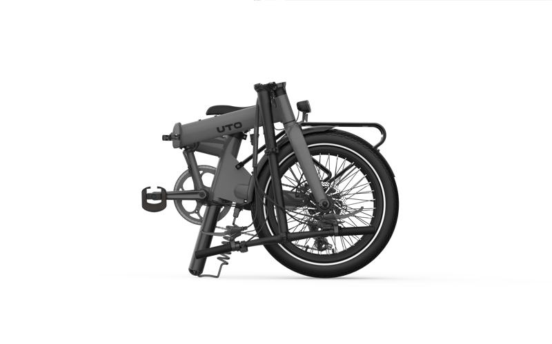 UTO Essential 20 Folding Electric Bike Satin Grey-6