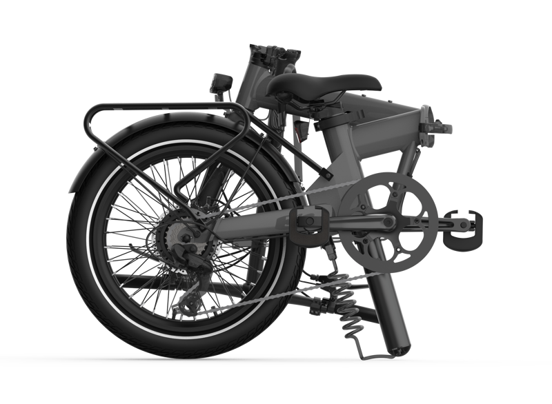 UTO Essential 20 Folding Electric Bike Satin Grey-1