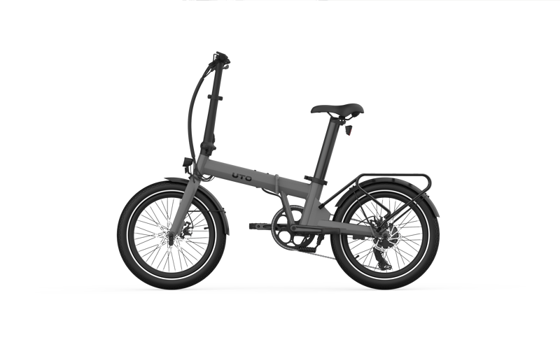 UTO Essential 20 Folding Electric Bike Satin Grey-5