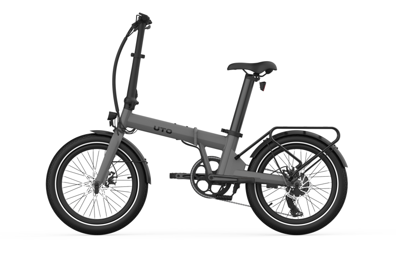 UTO Essential 20 Folding Electric Bike Satin Grey-2