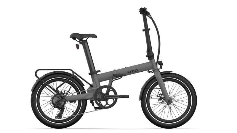 UTO Essential 20 Folding Electric Bike Satin Grey