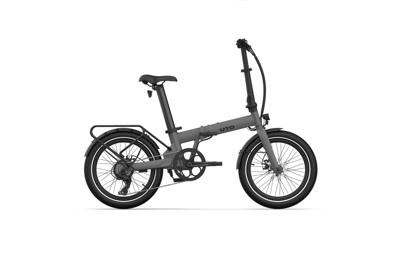 UTO Essential 20 Folding Electric Bike Satin Grey-3