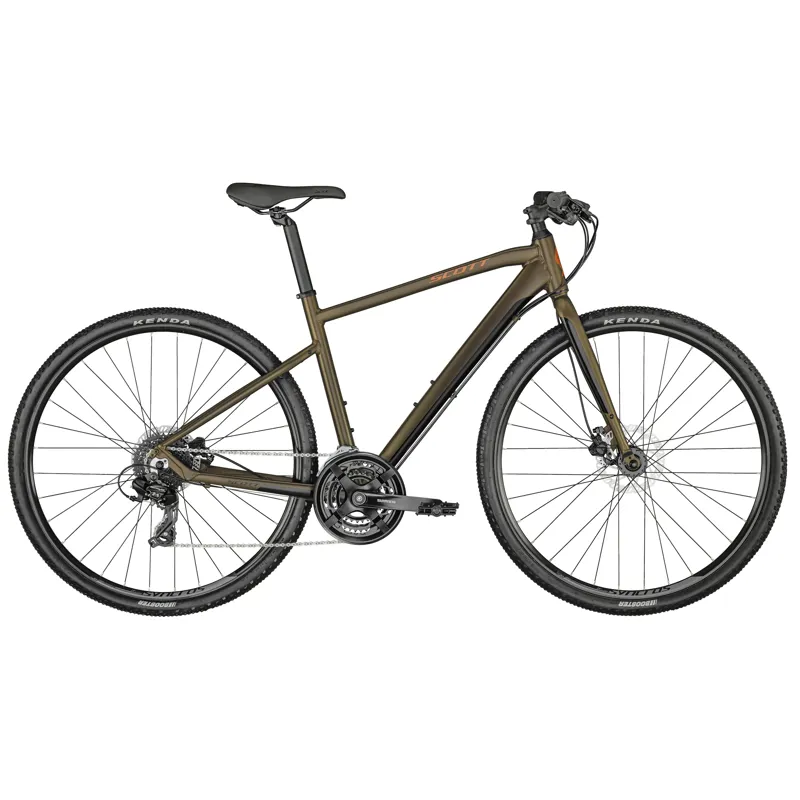 Scott Sub Cross 50 Hybrid Bike in Brown