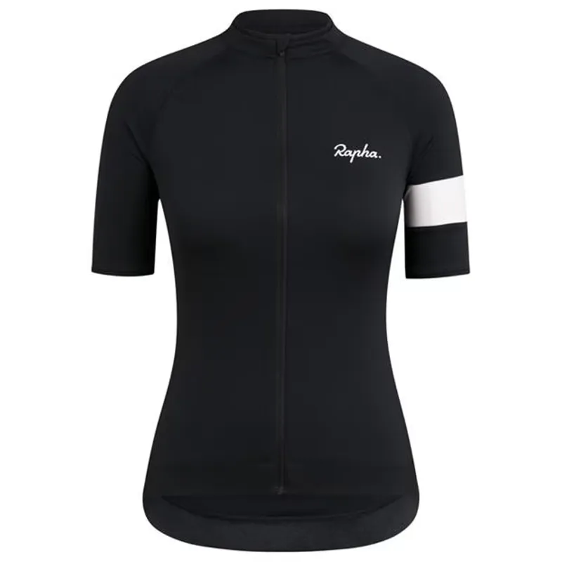 Rapha Core Women's Cycling Jersey in Black/White