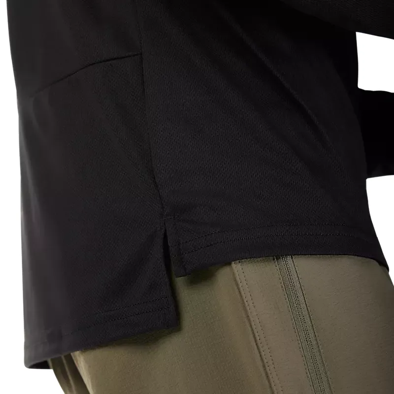 Fox Trek Ranger Long Sleeve Mountain Bike Jersey in Black-1