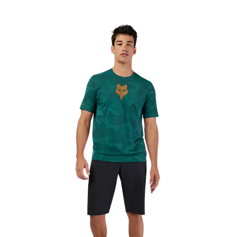 Fox Trek Ranger Mountain Bike Jersey in Dark Green-4