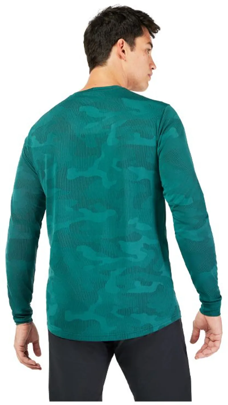 Fox Trek Ranger Long Sleeve Mountain Bike Jersey in Dark Green-1