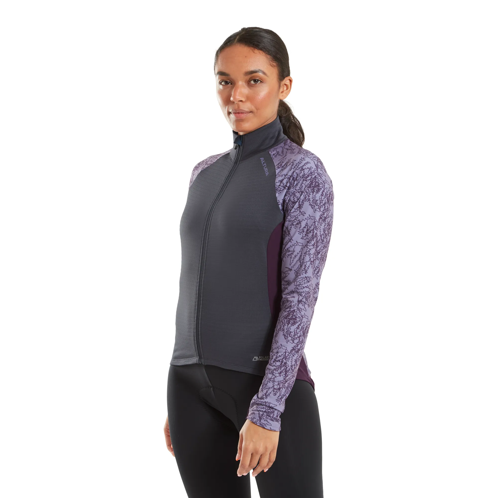 Altura Icon Women's Long Sleeve Jersey LILAC - Main Image