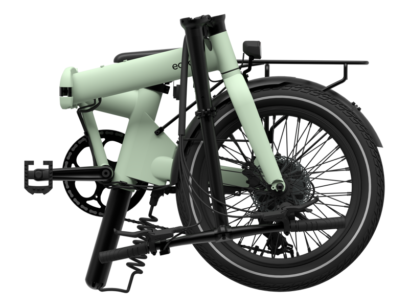 UTO Afternoon 20 Folding Electric Bike Sage Green-2