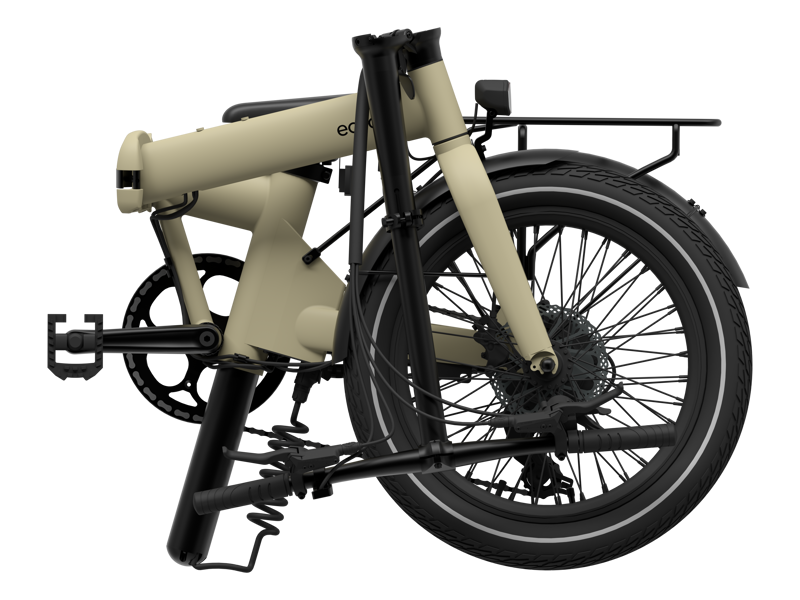 UTO Afternoon 20 Folding Electric Bike Desert Sand-1
