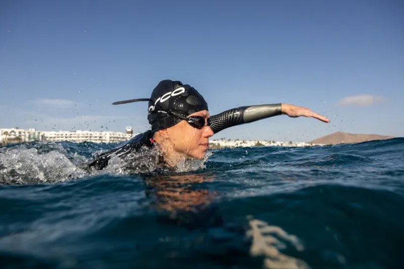 Orca Silicone Swim Cap Black-1