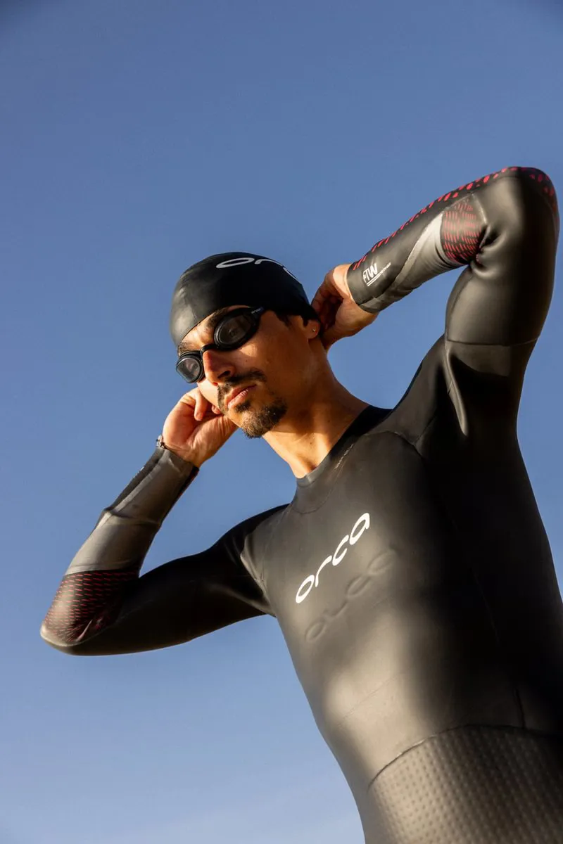 Orca Silicone Swim Cap Black-2