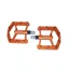 KranX Trail Luxe 9/16-inch Alloy Platform Sealed Brg. Pedals in Orange