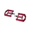 KranX Trail Luxe 9/16-inch Alloy Platform Sealed Brg. Pedals in Red