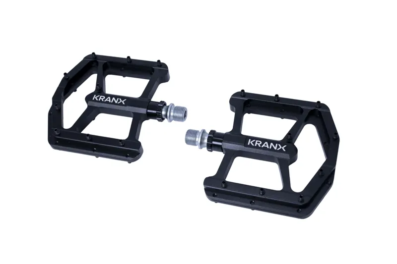 KranX Trail Luxe 9/16-inch Alloy Platform Sealed Brg. Pedals in Black