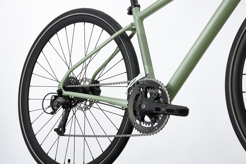 Cannondale Quick Disc 1 Womens Hybrid Bike in Brown-6