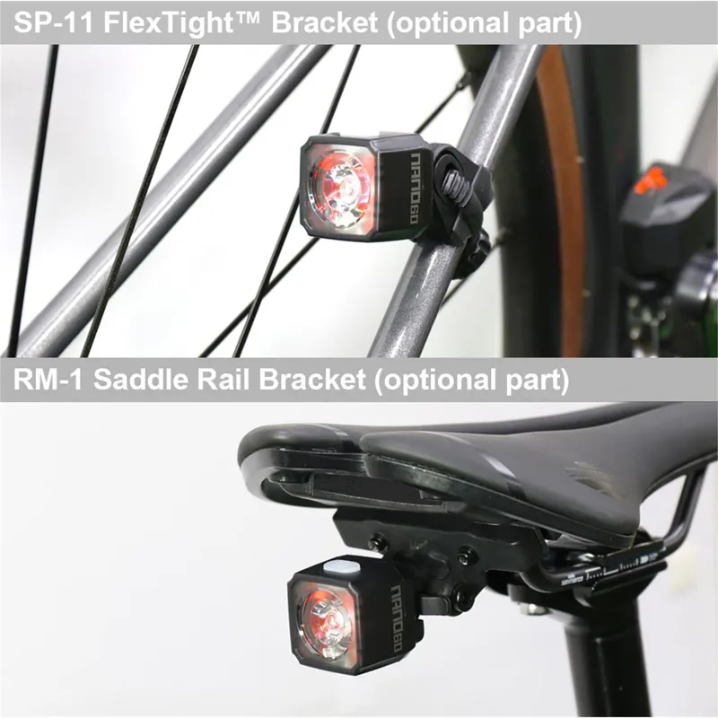 Cateye Nano Bike Light Set in Black-1