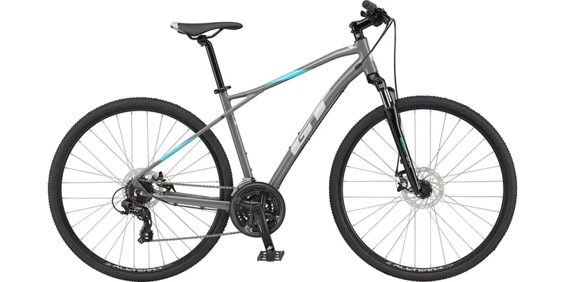 GT Transeo Comp Fitness Bike in Grey