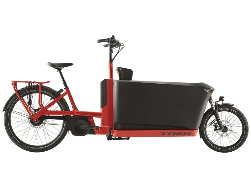 Trek Fetch+ 4 Electric Cargo Bike in Lava Red-1