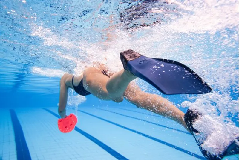 Orca Flat Paddle Training Accessory Orange-2